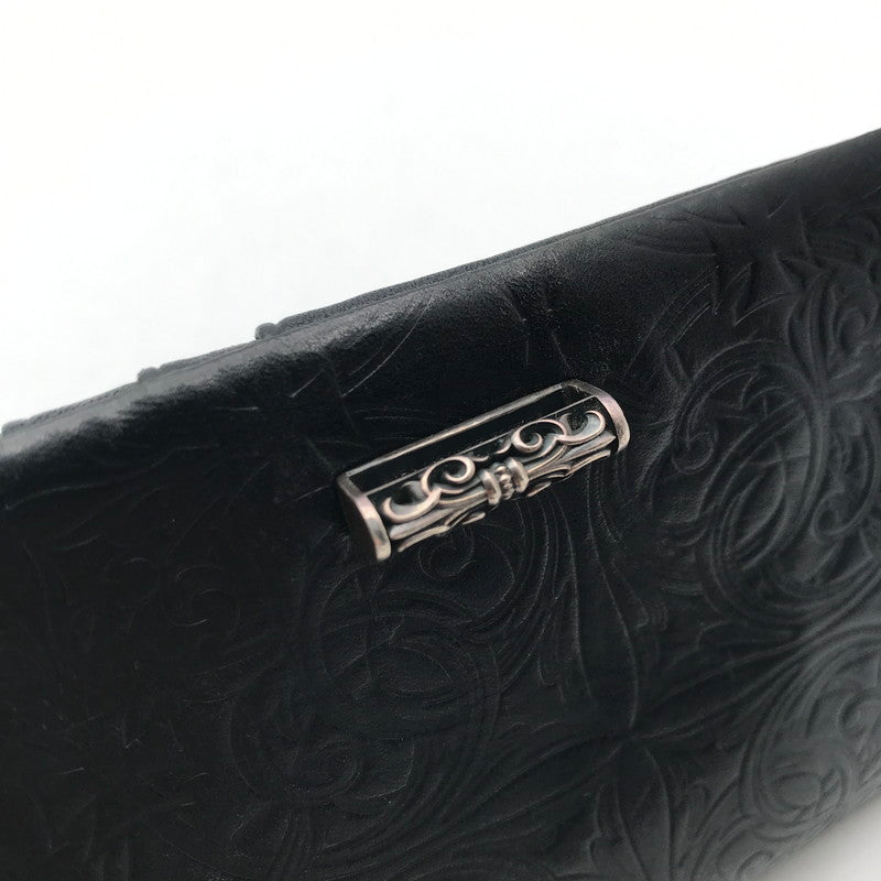 【中古品】【メンズ】 DEAL DESIGN ミディアム ウォレット カラーBLACK 二つ折り 財布 200-260706-ky-03-fuzh 万代Net店