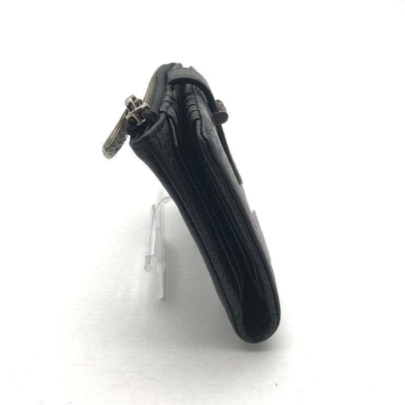 【中古品】【メンズ】 DEAL DESIGN ミディアム ウォレット カラーBLACK 二つ折り 財布 200-260706-ky-03-fuzh 万代Net店