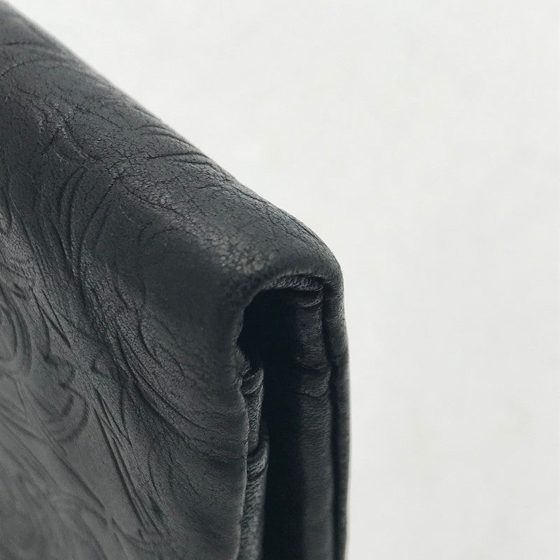 【中古品】【メンズ】 DEAL DESIGN ミディアム ウォレット カラーBLACK 二つ折り 財布 200-260706-ky-03-fuzh 万代Net店