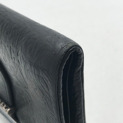 【中古品】【メンズ】 DEAL DESIGN ミディアム ウォレット カラーBLACK 二つ折り 財布 200-260706-ky-03-fuzh 万代Net店