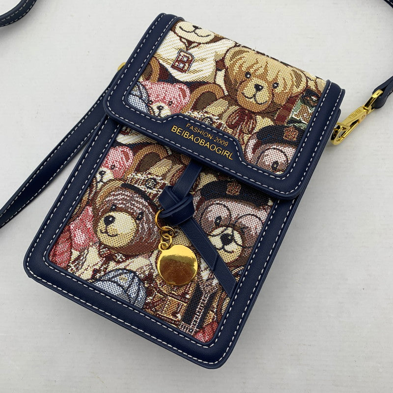【中古品】【レディース】 BEIBAOBAO ショルダーバッグ BEAR ベアー カバン ショルダー バッグ かわいい ※金具部分にスレあり 188-260803-io-13-fuzh 万代Net店