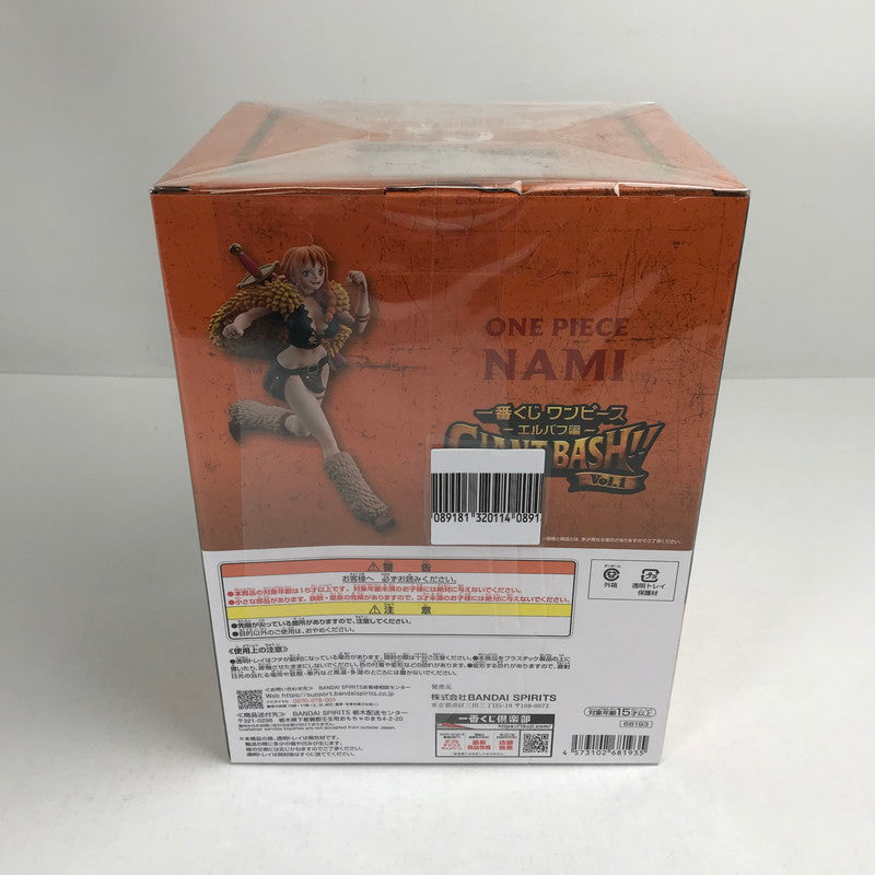 【中古品】 開封品 一番くじ ワンピース -エルバフ編- GIANT BASH!! Vol.1 C賞 ナミ MASTERLISE EXPIECE 047-260914-ky-14-fuzh 万代Net店