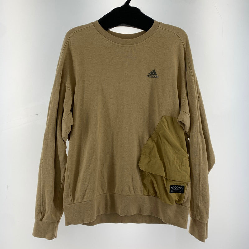 【中古品】【メンズ】 ADIDAS アディダス スウェット ベージュ SIZE:M ※使用感・タグ切り取り跡有 148-260920-io-03-fuzh 万代Net店