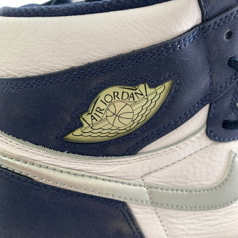 【中古品】【メンズ】 NIKE ナイキ DC1788-1100 AIR JORDAN１ HIGH OG CO.JP WHITE.NAVY SIZE:29.0cm 黒タグ.シューレース 箱付属 スニーカー 靴 ※汚れあり・箱に傷みあり 160-260717-io-14-fuzh 万代Net店