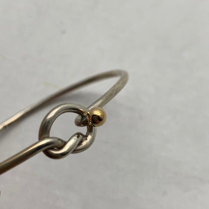 【中古品】【レディース】 TIFFANY&Co. ティファニー ラブノット バングル 925 750 保存袋有 ※スレ・使用感あり 182-260715-io-18-fuzh 万代Net店