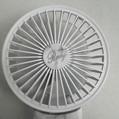【中古美品】 Rady 折りたたみハンディファン 大理石 ミニ扇風機 ノベルティー 099-260713-MO-03-fuz 万代Net店