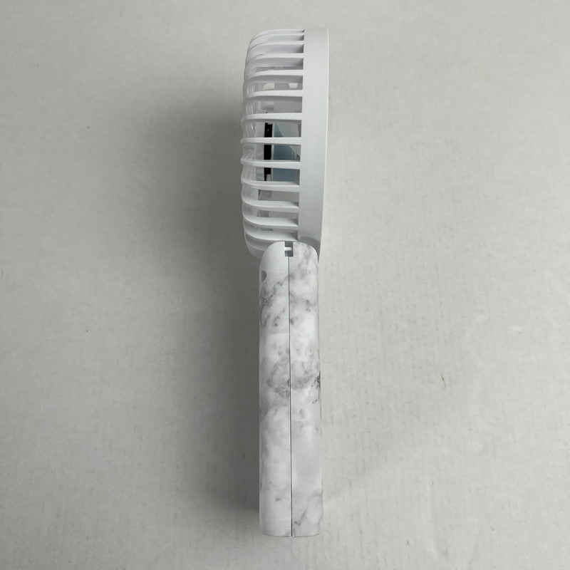 【中古美品】 Rady 折りたたみハンディファン 大理石 ミニ扇風機 ノベルティー 099-260713-MO-03-fuz 万代Net店