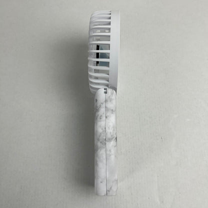 【中古美品】 Rady 折りたたみハンディファン 大理石 ミニ扇風機 ノベルティー 099-260713-MO-03-fuz 万代Net店