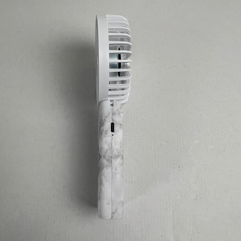 【中古美品】 Rady 折りたたみハンディファン 大理石 ミニ扇風機 ノベルティー 099-260713-MO-03-fuz 万代Net店