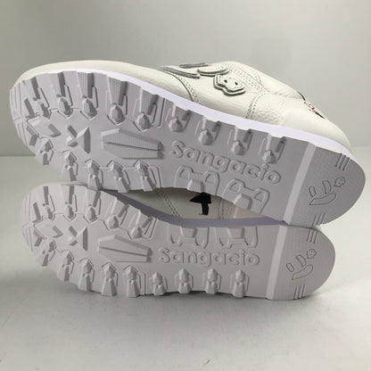 【中古美品】【レディース】 SANGACIO サンガッチョ BRANDALISED スニーカー ホワイト/SIZE:23.5cm/にゅーず.バンクシー/箱付属 スニーカー 靴 166-260913-io-04-fuzh 万代Net店