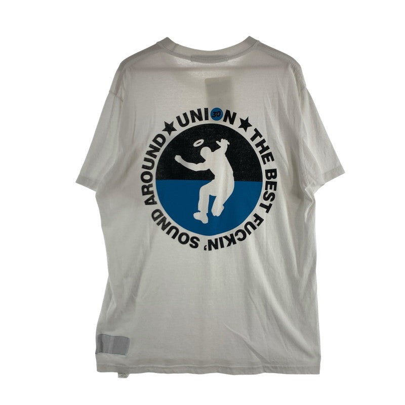 【中古品】【メンズ】 UNION ユニオン 半袖Tシャツ カットソー ブランド 古着 142-260726-gm-17-fuzh サイズ：3 カラー：ホワイト 万代Net店