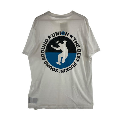 【中古品】【メンズ】 UNION ユニオン 半袖Tシャツ カットソー ブランド 古着 142-260726-gm-17-fuzh サイズ：3 カラー：ホワイト 万代Net店