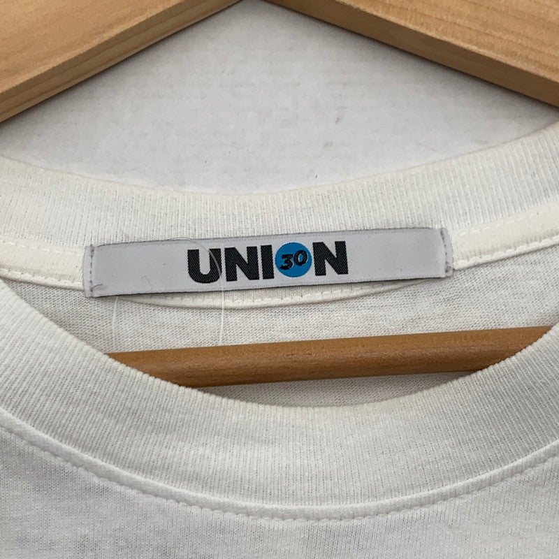 【中古品】【メンズ】 UNION ユニオン 半袖Tシャツ カットソー ブランド 古着 142-260726-gm-17-fuzh サイズ：3 カラー：ホワイト 万代Net店