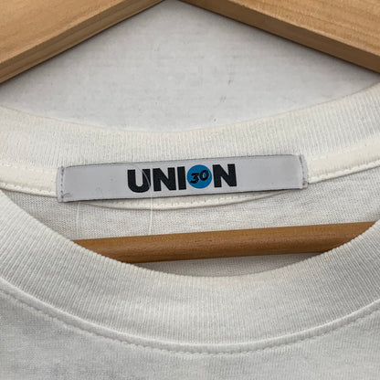 【中古品】【メンズ】 UNION ユニオン 半袖Tシャツ カットソー ブランド 古着 142-260726-gm-17-fuzh サイズ：3 カラー：ホワイト 万代Net店
