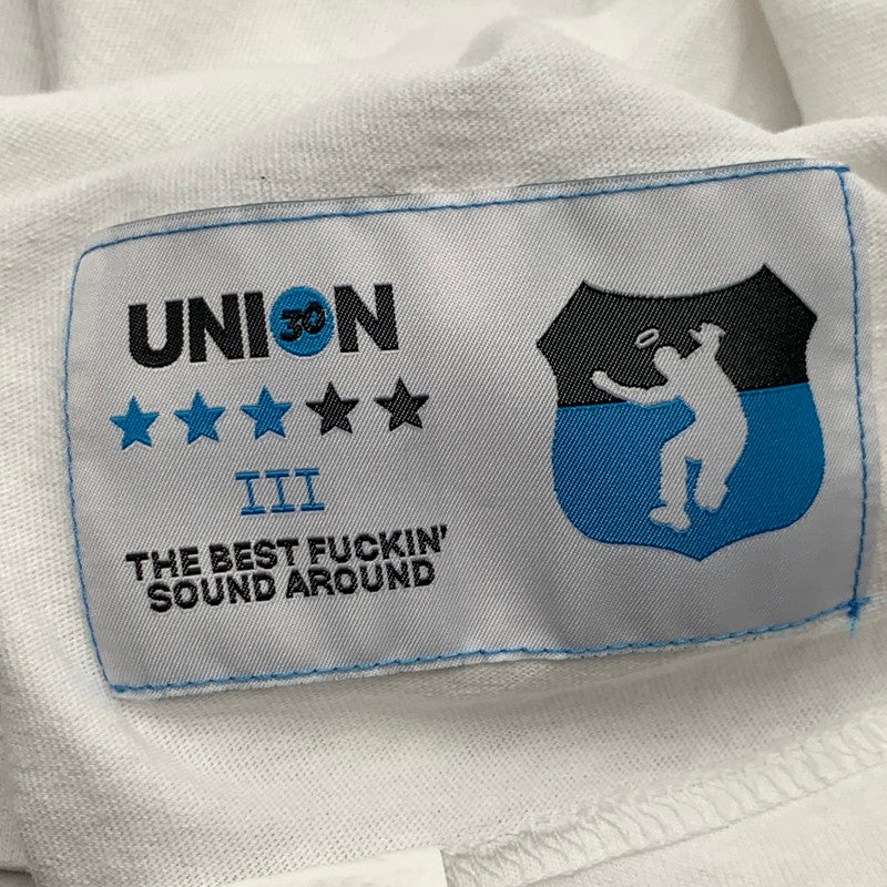 【中古品】【メンズ】 UNION ユニオン 半袖Tシャツ カットソー ブランド 古着 142-260726-gm-17-fuzh サイズ：3 カラー：ホワイト 万代Net店