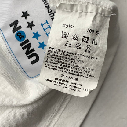 【中古品】【メンズ】 UNION ユニオン 半袖Tシャツ カットソー ブランド 古着 142-260726-gm-17-fuzh サイズ：3 カラー：ホワイト 万代Net店