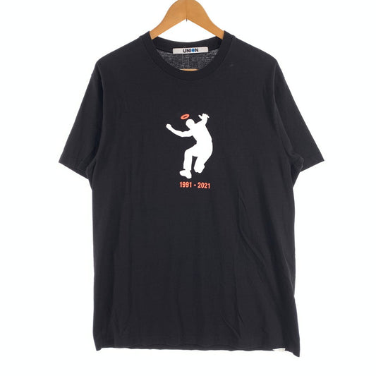 【中古品】【メンズ】 UNION ORIGINAL ユニオン オリジナル 半袖Tシャツ カットソー ブランド 古着 142-260726-gm-23-fuzh サイズ：3 カラー：ブラック 万代Net店