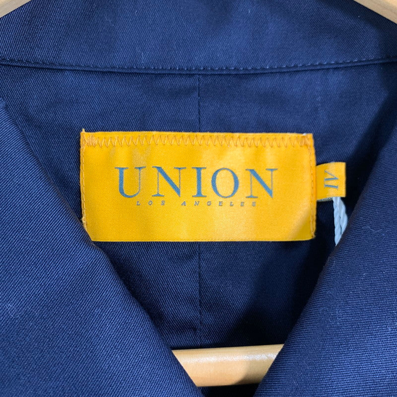 【中古美品】【メンズ】 UNION ORIGINAL ユニオン オリジナル WSS-316 HICKS SS SHIRT シャツ タグ付 142-260707-ny-10-fuzh サイズ：XL カラー：ネイビー 万代Net店