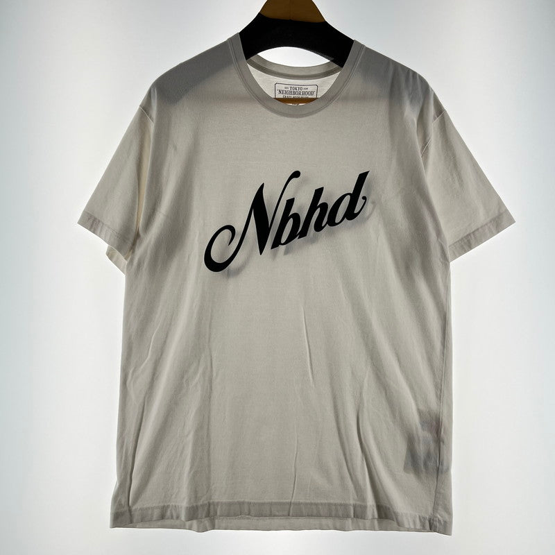 【中古品】【メンズ】 NEIGHBORHOOD ネイバーフッド 半袖Tシャツ バック フロントロゴ(NBHD) 142-260710-ny-02-fuzh サイズ：XL カラー：ホワイト 万代Net店