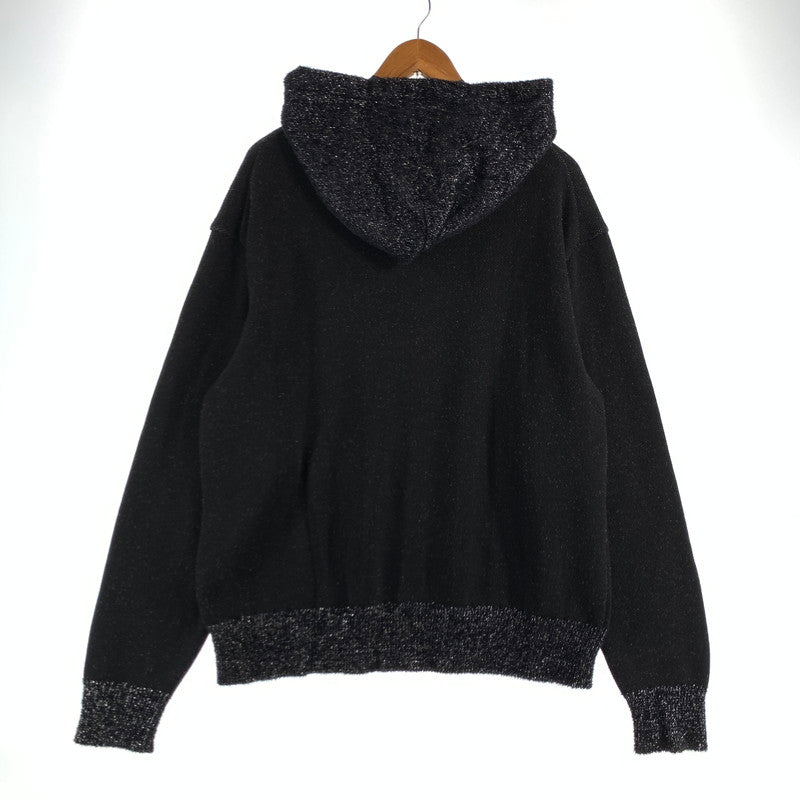 【中古品】【メンズ】 LIBERAL ARTS リベラルアーツ KNIT ニット STAR GRITTER HOODY ニットスターフード グリッター 142-260707-ny-07-fuzh サイズ：M カラー：ブラック 万代Net店