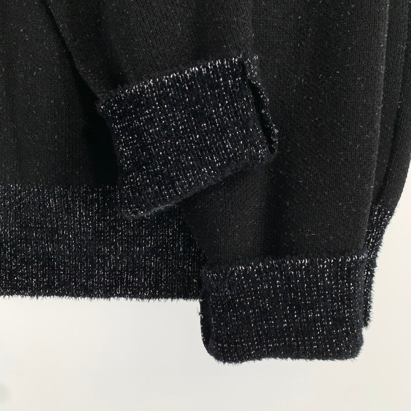 【中古品】【メンズ】 LIBERAL ARTS リベラルアーツ KNIT ニット STAR GRITTER HOODY ニットスターフード グリッター 142-260707-ny-07-fuzh サイズ：M カラー：ブラック 万代Net店