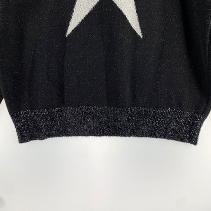【中古品】【メンズ】 LIBERAL ARTS リベラルアーツ KNIT ニット STAR GRITTER HOODY ニットスターフード グリッター 142-260707-ny-07-fuzh サイズ：M カラー：ブラック 万代Net店
