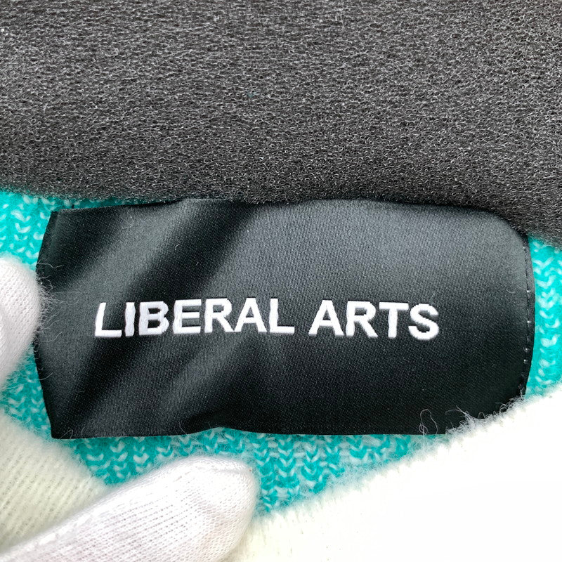 【中古品】【メンズ】 LIBERAL ARTS リベラルアーツ KNIT ニット 星条旗 US SHAGGY MOHAIR 170-260707-ny-04-fuzh サイズ：フリー カラー：ホワイト エメラルドグリーン 万代Net店