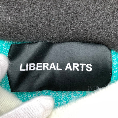 【中古品】【メンズ】 LIBERAL ARTS リベラルアーツ KNIT ニット 星条旗 US SHAGGY MOHAIR 170-260707-ny-04-fuzh サイズ：フリー カラー：ホワイト エメラルドグリーン 万代Net店