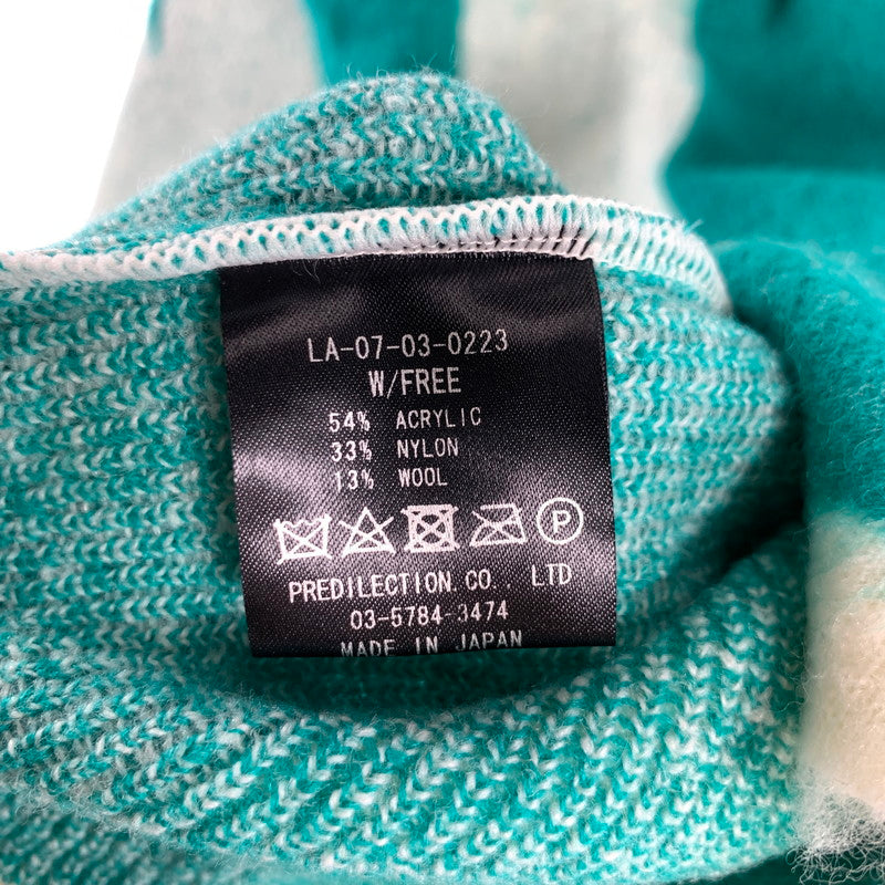【中古品】【メンズ】 LIBERAL ARTS リベラルアーツ KNIT ニット 星条旗 US SHAGGY MOHAIR 170-260707-ny-04-fuzh サイズ：フリー カラー：ホワイト エメラルドグリーン 万代Net店
