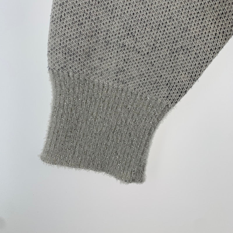 【中古品】【メンズ】 LIBERAL ARTS リベラルアーツ KNIT ニット STAR GRITTER HOODY ニットスターフード グリッター 142-260707-ny-06-fuzh サイズ：M カラー：ホワイト ブラック 万代Net店