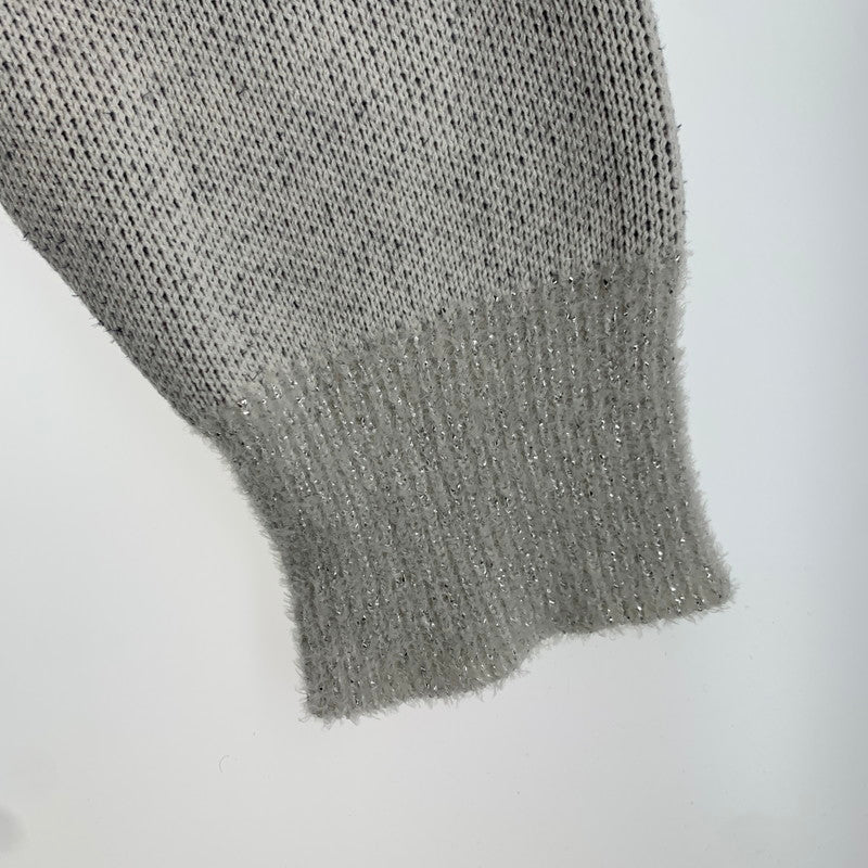 【中古品】【メンズ】 LIBERAL ARTS リベラルアーツ KNIT ニット STAR GRITTER HOODY ニットスターフード グリッター 142-260707-ny-06-fuzh サイズ：M カラー：ホワイト ブラック 万代Net店