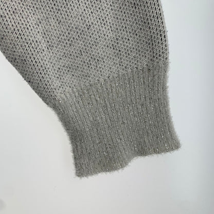 【中古品】【メンズ】 LIBERAL ARTS リベラルアーツ KNIT ニット STAR GRITTER HOODY ニットスターフード グリッター 142-260707-ny-06-fuzh サイズ：M カラー：ホワイト ブラック 万代Net店