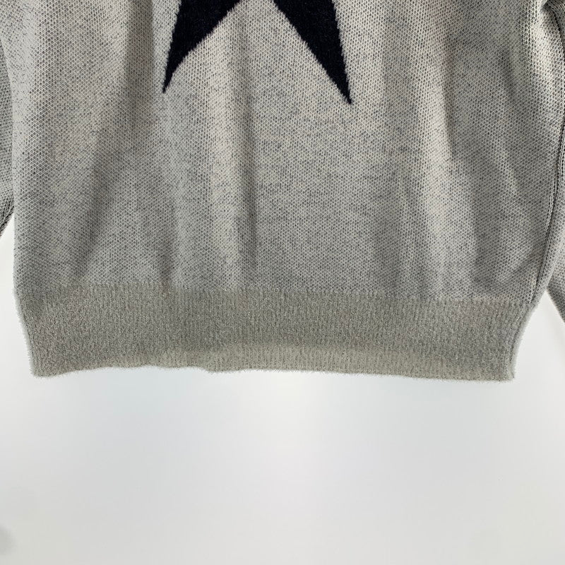 【中古品】【メンズ】 LIBERAL ARTS リベラルアーツ KNIT ニット STAR GRITTER HOODY ニットスターフード グリッター 142-260707-ny-06-fuzh サイズ：M カラー：ホワイト ブラック 万代Net店