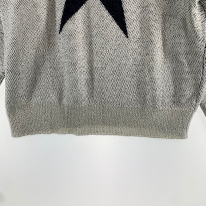 【中古品】【メンズ】 LIBERAL ARTS リベラルアーツ KNIT ニット STAR GRITTER HOODY ニットスターフード グリッター 142-260707-ny-06-fuzh サイズ：M カラー：ホワイト ブラック 万代Net店
