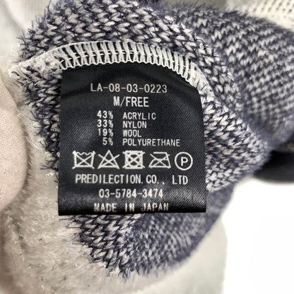 【中古品】【メンズ】 LIBERAL ARTS リベラルアーツ KNIT ニット STAR GRITTER HOODY ニットスターフード グリッター 142-260707-ny-06-fuzh サイズ：M カラー：ホワイト ブラック 万代Net店