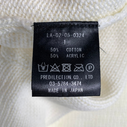 【中古品】【メンズ】 LIBERAL ARTS リベラルアーツ KNIT ニットセーター バイカラー アシメ 142-260707-ny-03-fuzh サイズ：1 カラー：ホワイト グリーン 万代Net店