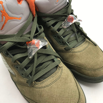 【中古品】【メンズ】 NIKE ナイキ DD587-308 AIR JORDAN ５ RETRO "OLIVE" エアジョーダン5 レトロ オリーブ スニーカー 靴 160-260723-mh-05-fuzh サイズ：27.5cm カラー：オリーブ 万代Net店