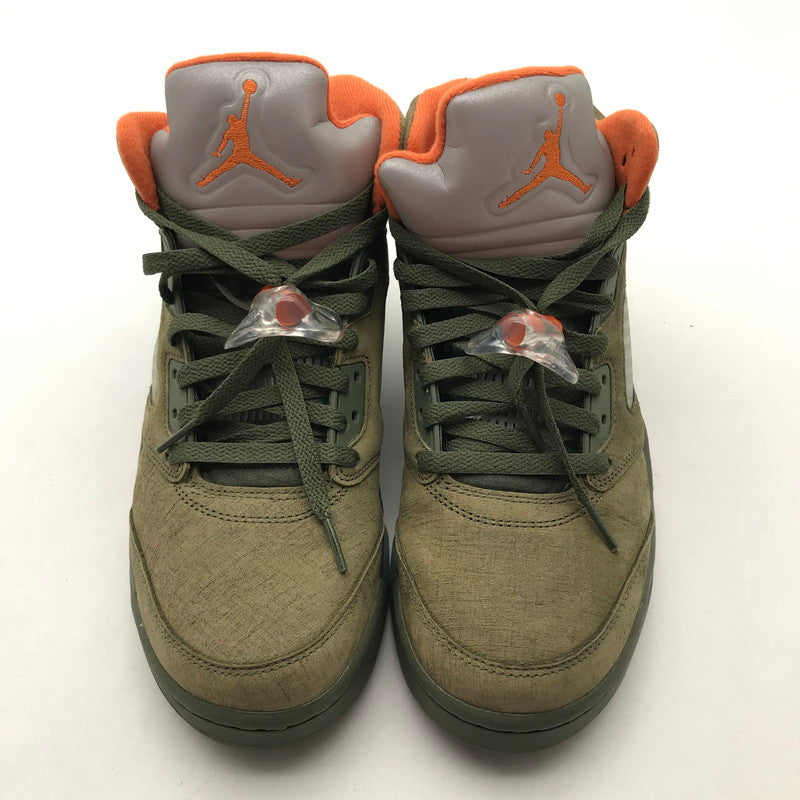 【中古品】【メンズ】 NIKE ナイキ DD587-308 AIR JORDAN ５ RETRO "OLIVE" エアジョーダン5 レトロ オリーブ スニーカー 靴 160-260723-mh-05-fuzh サイズ：27.5cm カラー：オリーブ 万代Net店