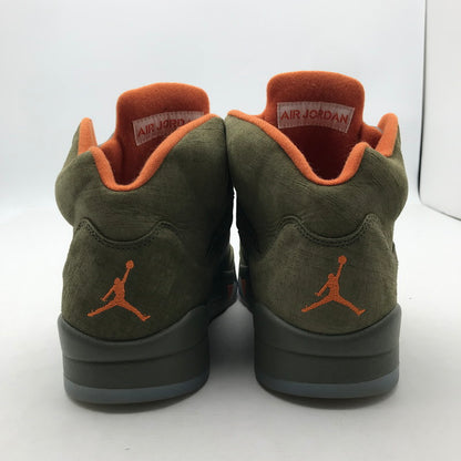 【中古品】【メンズ】 NIKE ナイキ DD587-308 AIR JORDAN ５ RETRO "OLIVE" エアジョーダン5 レトロ オリーブ スニーカー 靴 160-260723-mh-05-fuzh サイズ：27.5cm カラー：オリーブ 万代Net店