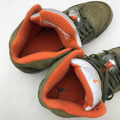 【中古品】【メンズ】 NIKE ナイキ DD587-308 AIR JORDAN ５ RETRO "OLIVE" エアジョーダン5 レトロ オリーブ スニーカー 靴 160-260723-mh-05-fuzh サイズ：27.5cm カラー：オリーブ 万代Net店