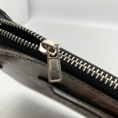【中古品】【メンズ/レディース】 SUPREME シュプリーム LEATHER MONEY BAG レザーマネーバック リアルツリー 25FW B4UD13-94 カギ付属 149-260707-ny-01-fuzh カラー：カモ柄 万代Net店