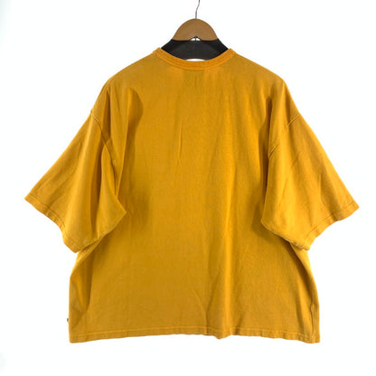 【中古品】【メンズ】 FAT エフエーティー 半袖Tシャツ F32210-CT09-AB 厚手 スウェット TEE ブランド 古着 142-260726-gm-19-fuzh サイズ：SKINNY カラー：イエロー 万代Net店