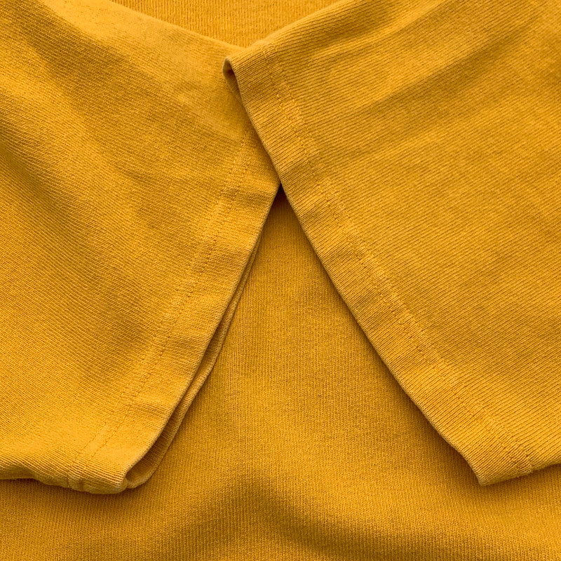 【中古品】【メンズ】 FAT エフエーティー 半袖Tシャツ F32210-CT09-AB 厚手 スウェット TEE ブランド 古着 142-260726-gm-19-fuzh サイズ：SKINNY カラー：イエロー 万代Net店