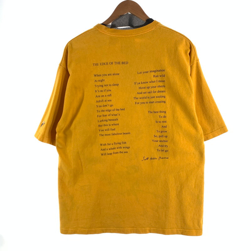 【中古品】【メンズ】 FAT エフエーティー 半袖Tシャツ 厚手 クジラ スウェットTEE ブランド 古着 142-260726-gm-18-fuzh サイズ：FAT カラー：イエロー 万代Net店