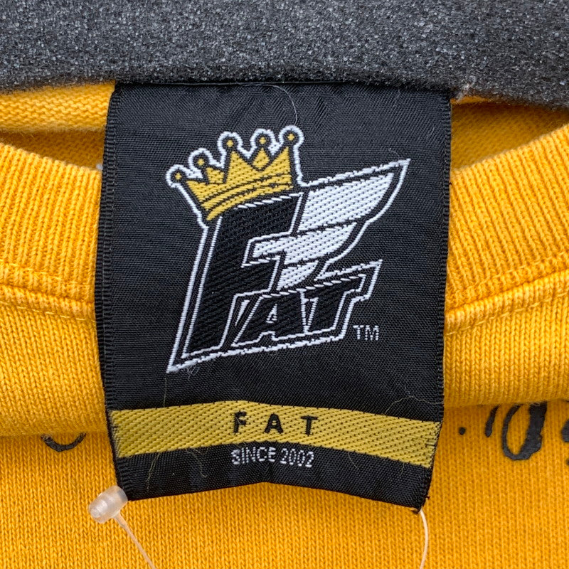 【中古品】【メンズ】 FAT エフエーティー 半袖Tシャツ 厚手 クジラ スウェットTEE ブランド 古着 142-260726-gm-18-fuzh サイズ：FAT カラー：イエロー 万代Net店