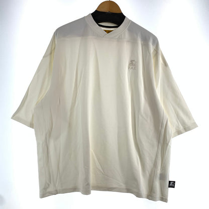 【中古品】【メンズ】 FAT×STARTER BLACK LABEL エフエイティー×スターターブラックレーベル F32411-CT28-AB STARSHOT 142-260707-ny-12-fuzh サイズ：L カラー：ホワイト 万代Net店