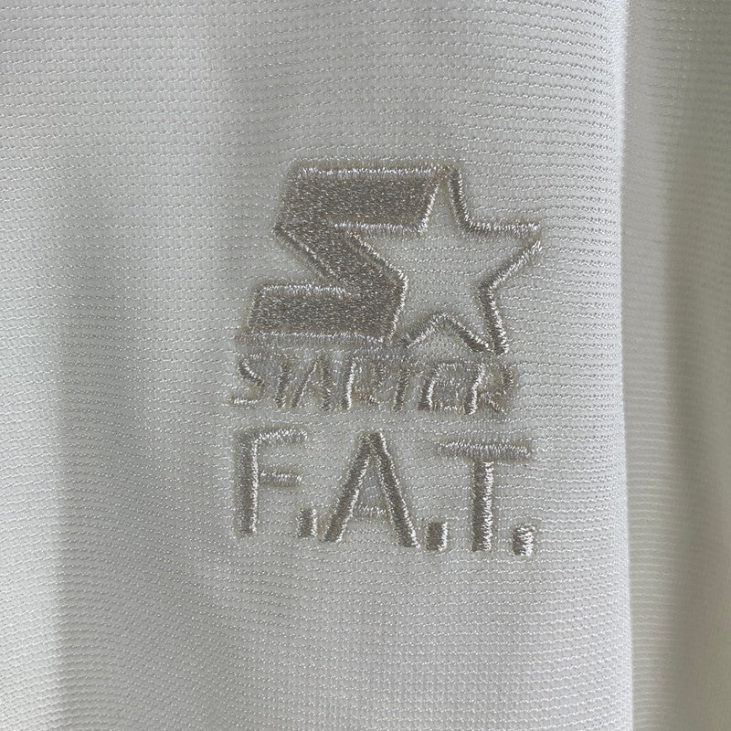 【中古品】【メンズ】 FAT×STARTER BLACK LABEL エフエイティー×スターターブラックレーベル F32411-CT28-AB STARSHOT 142-260707-ny-12-fuzh サイズ：L カラー：ホワイト 万代Net店