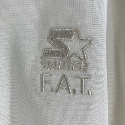【中古品】【メンズ】 FAT×STARTER BLACK LABEL エフエイティー×スターターブラックレーベル F32411-CT28-AB STARSHOT 142-260707-ny-12-fuzh サイズ：L カラー：ホワイト 万代Net店