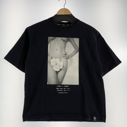 【中古品】【メンズ】 FAT エフエイティー F32120-TS01 S.B. REBORN モノクロフォトTシャツ 142-260707-ny-13-fuzh サイズ：M カラー：ブラック 万代Net店