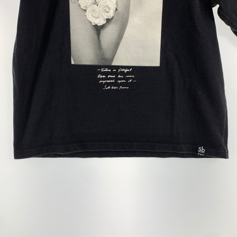 【中古品】【メンズ】 FAT エフエイティー F32120-TS01 S.B. REBORN モノクロフォトTシャツ 142-260707-ny-13-fuzh サイズ：M カラー：ブラック 万代Net店